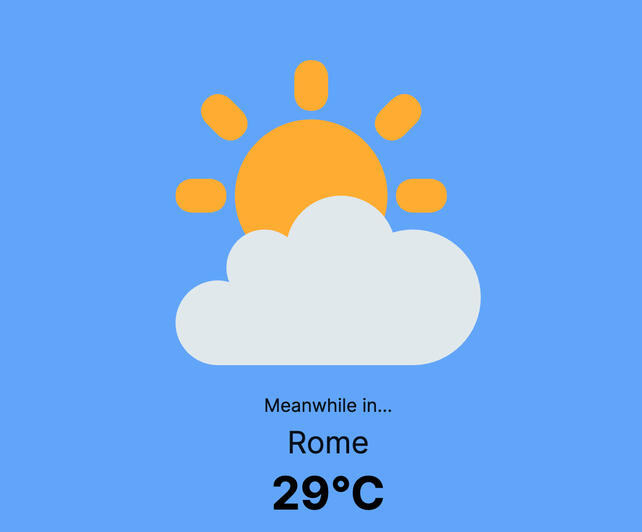 Weather Elsewhere