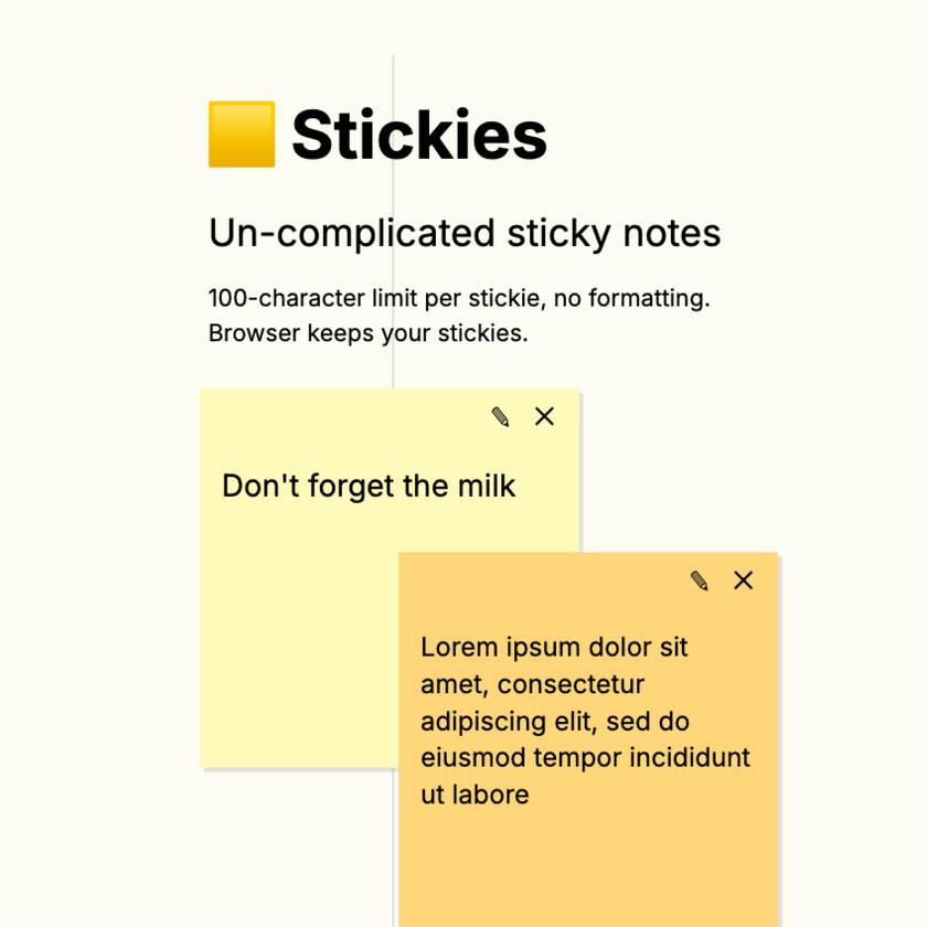 Stickies