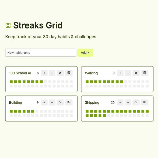 Streaks Grid