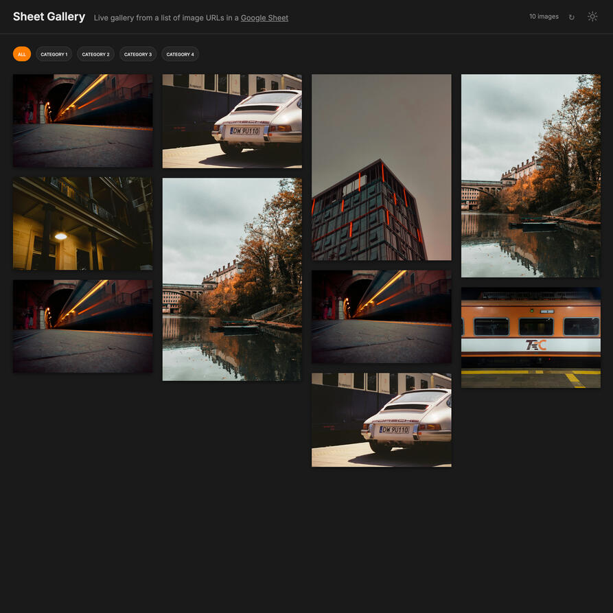 Sheet Gallery