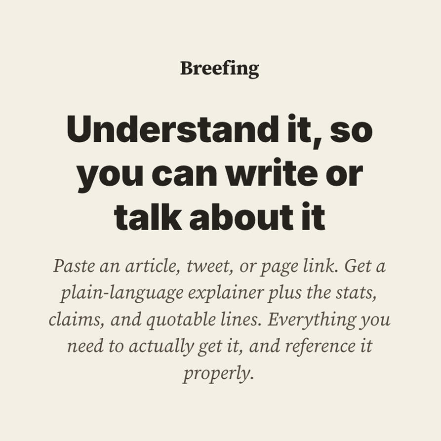 Breefing