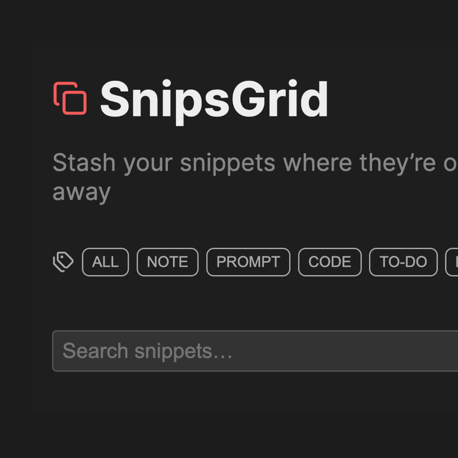 Snippstash.app